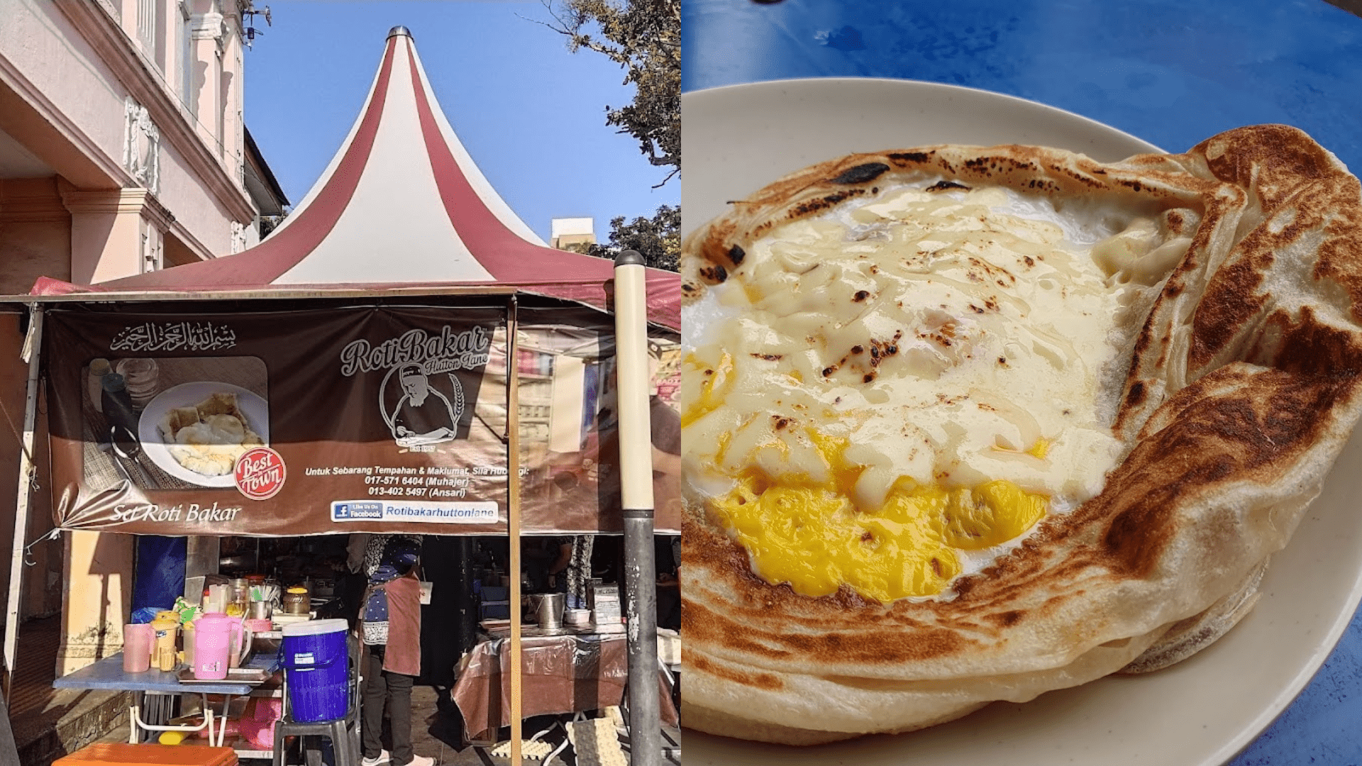 best roti canai in penang Hutton Lane Roti Bakar