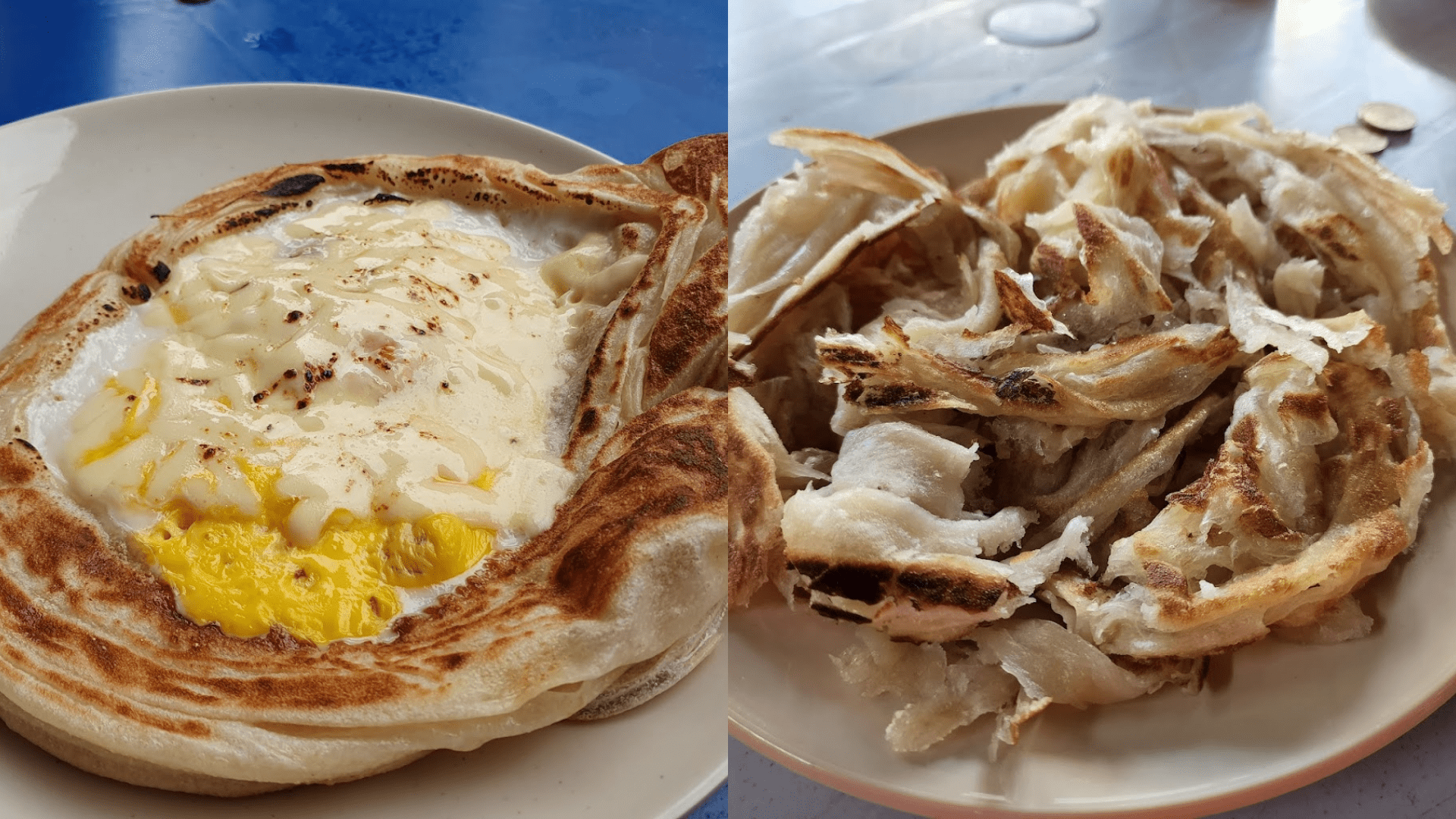 Best street food in Penang Roti Canai
