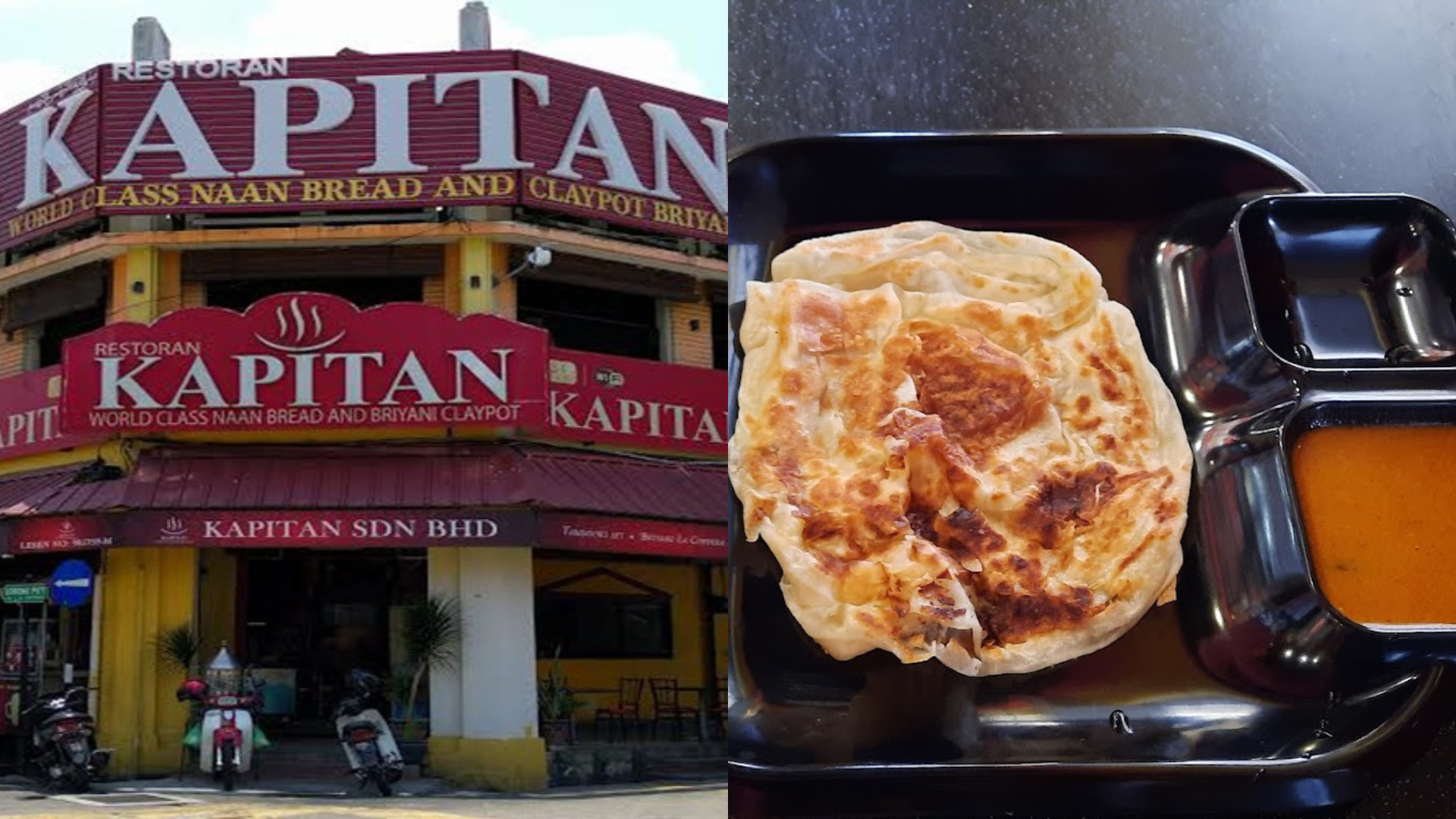 Best roti canai in Penang Restoran Kapitan