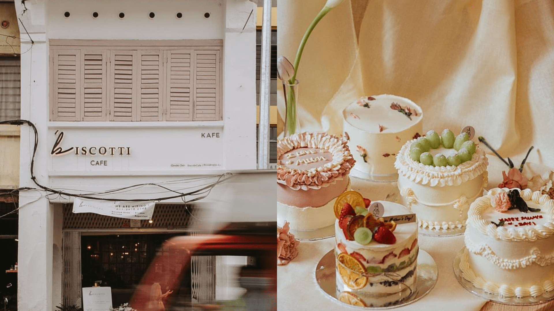 Biscotti Cafe, Cake Cafe in Penang